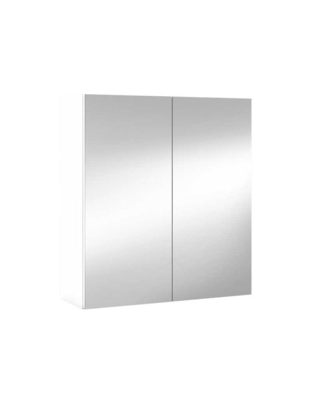 Armario K60 2 puertas con Espejo blanco brillante
