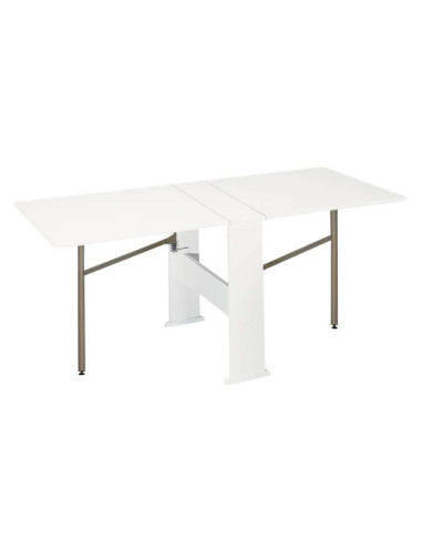 Alas Kitchen Foldable Table in White | Kitdescans