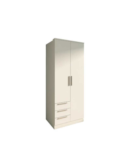 Armario Eco+ 3 Cajones 2 Puertas Blanco