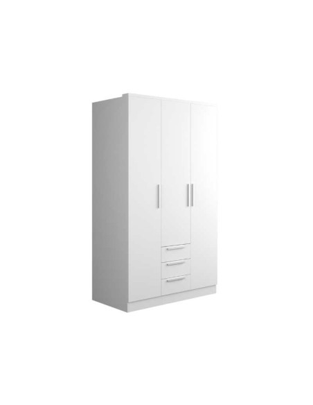 Armario Eco+ 3 Cajones 3 Puertas Blanco