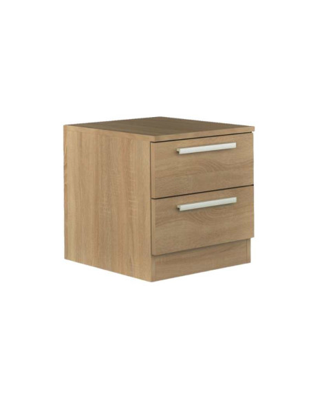 Cajonera Eco+ de 2 cajones roble