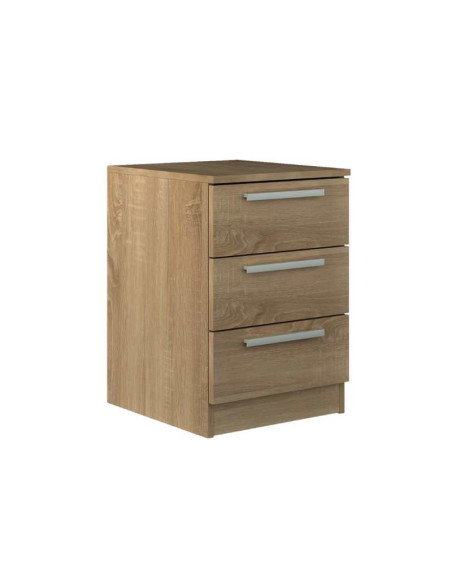 Cajonera Eco+ de 3 cajones roble