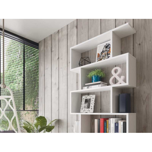 diseño zigzag blanco brillante en Kitdescans