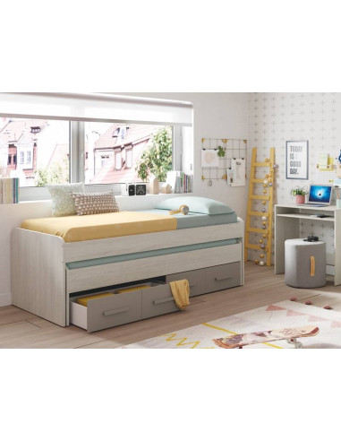 Ares Plus Double Bed + 2 Drawers Model | Kitdescans