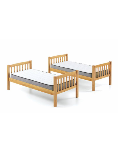 Twin Bed Pacha - Oak | Kitdescans