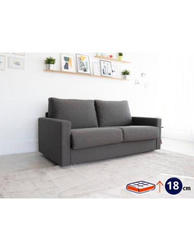 Canapé Lit Bruno 140x190x18 cm | Kitdescans