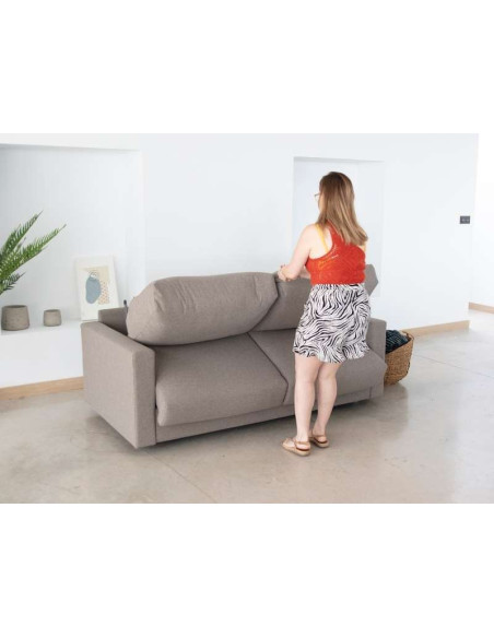 Sofà Llit Bruno Matalàs 140x190x14 cm | Kitdescans