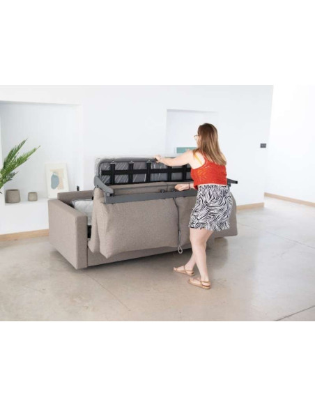 Sofà Llit Bruno Matalàs 140x190x14 cm | Kitdescans