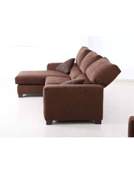 Sofá Neva Tres Plazas con Chaise Longue Reversible | Kitdescans Sofá Neva Tres Plazas con Chaise Longue Reversible | Kitdescans