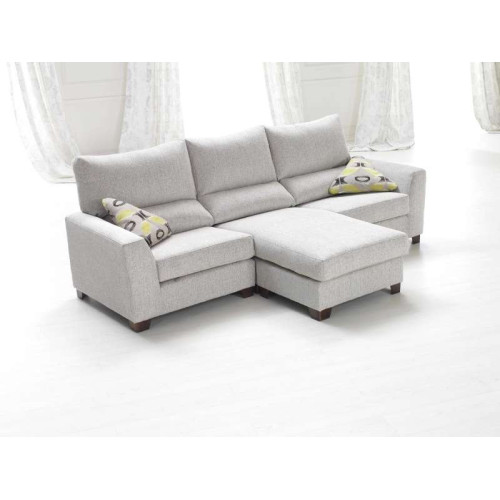 Sofá Neva Tres Plazas con Chaise Longue Reversible | Kitdescans