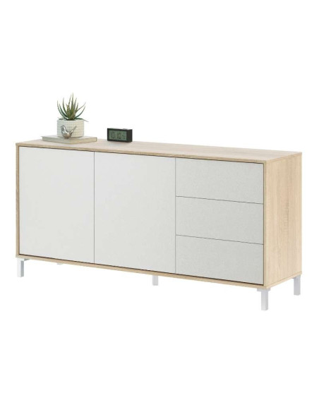 Aparador Brooklyn de 2 puertas / 3 cajones | Kitdescans Aparador Brooklyn de 2 puertas / 3 cajones | Kitdescans